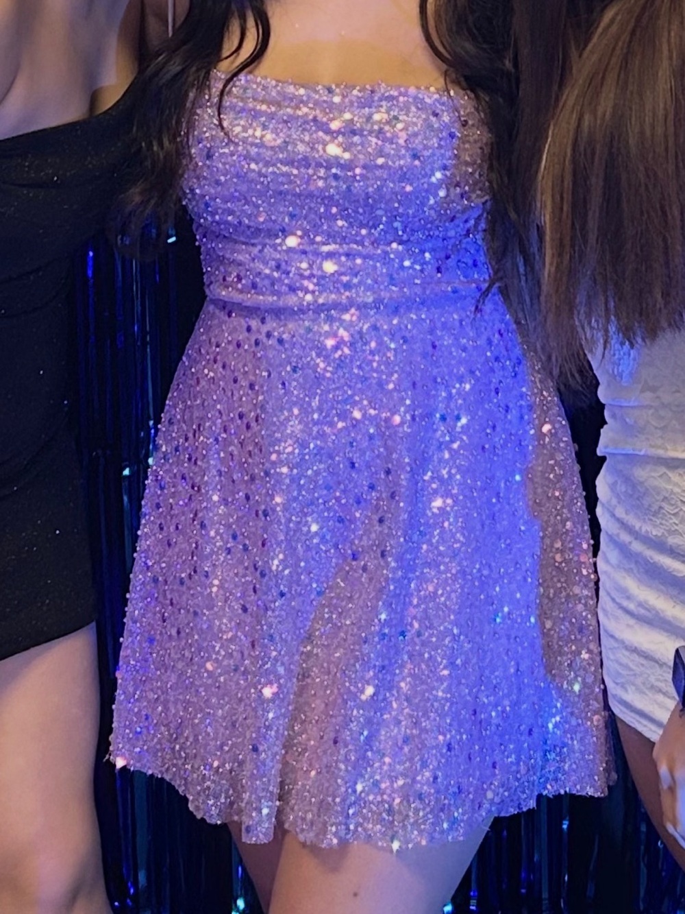 Lucy in the Sky Lavender Sequin Party Dress